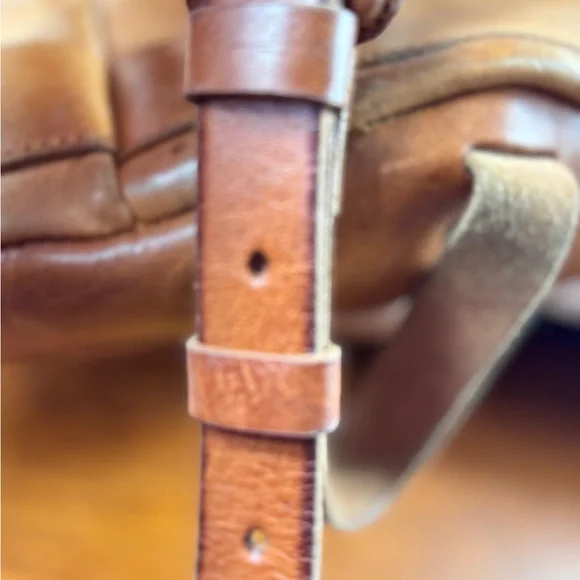 Classic Tan Leather Fringe Backpack Unbranded - Picture 8 of 12